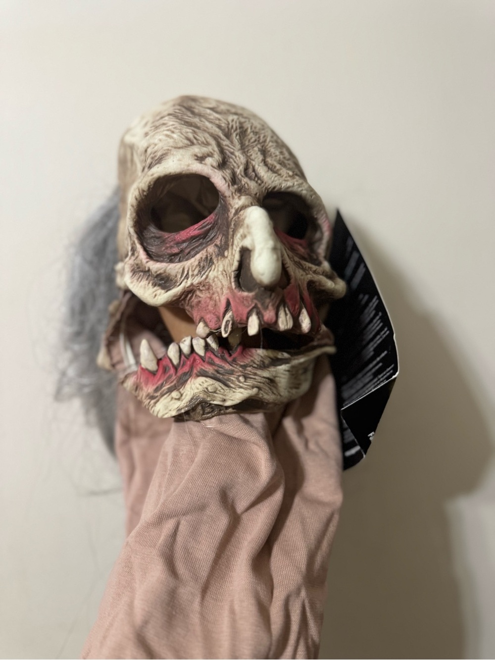 Halloween Mask, Zagone Moving Mouth Grave Digger Halloween Mask - Gray, Unisex